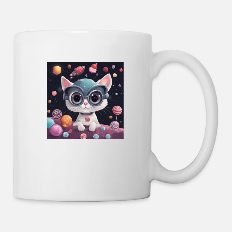 Chat - Mug blanc - blanc