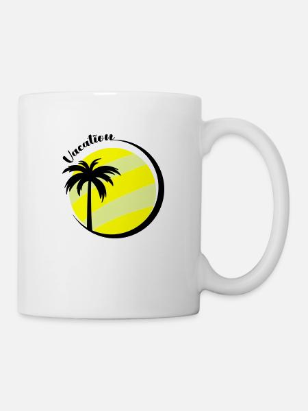Vacances - Mug blanc - blanc