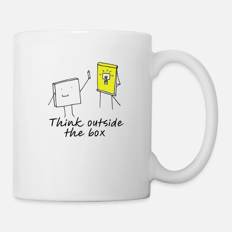 Think outside the box - Tasse - Weiß