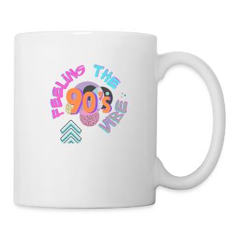 Feeling the 90's vibe - Mug - white - Right