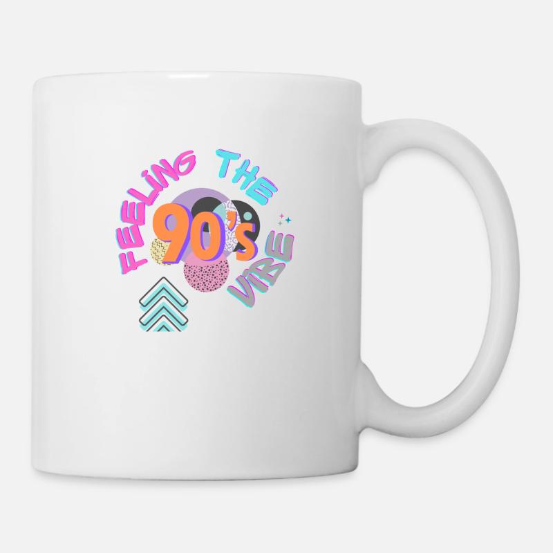 Feeling the 90's vibe - Tasse - Weiß
