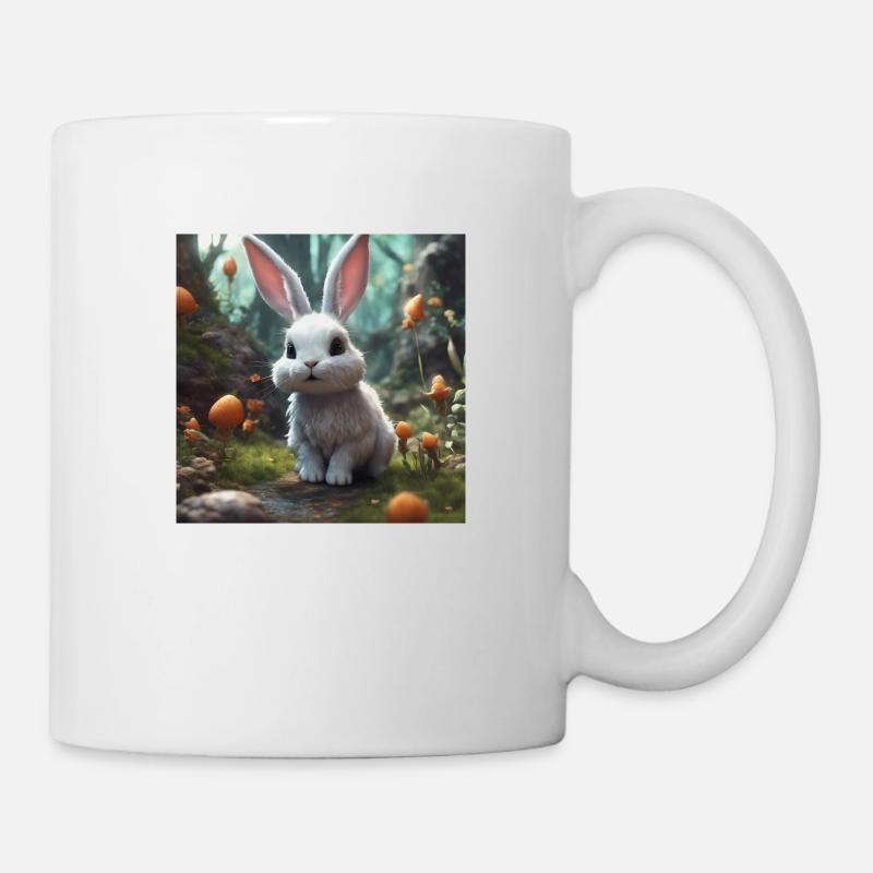 cute rabbit - Mug - white