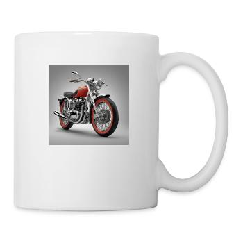 A Classic Motorcycle reimagined - Mug - white - Right