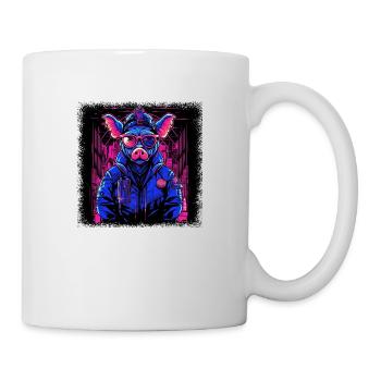 Idée cadeau d’anniversaire blagues Idée cadeau BBQ fumeur - Mug blanc - blanc - Droite