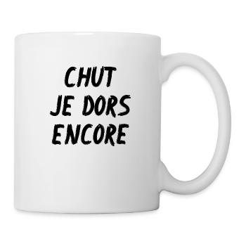 chut je dors encore - Mug blanc - blanc - Droite