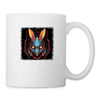 Pâques pour hommes Dictons de lapin européen vert - Mug blanc - blanc - Droite