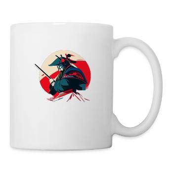 Samurai - Tasse - Weiß - Rechts