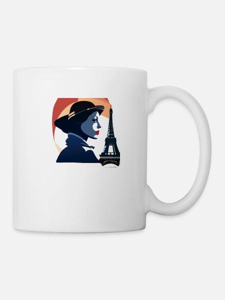 Eiffelturm - Tasse - Weiß