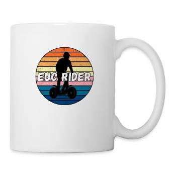 Electric Unicycle Rider. EUC Rider - Mug - white - Right