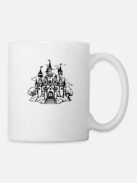 Märchenschloss - Tasse - Weiß