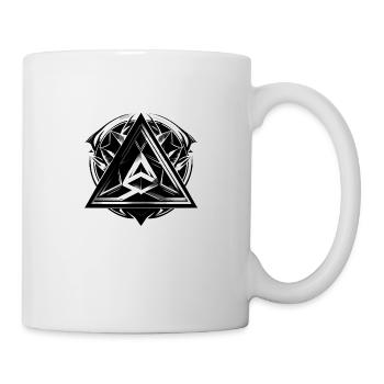 Triangles, deuxième partie - Mug blanc - blanc - Droite