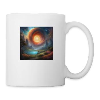 Portal im Weltraum - Tasse - Weiß - Rechts
