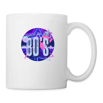 Retour aux années 80 - Zürück in die 80er - Rétro - Mug blanc - blanc - Droite