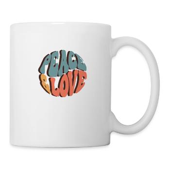 Peace andLove - Mug - white - Right