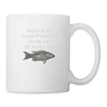 Pêche - Mug blanc - blanc - Droite