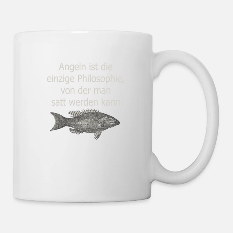 Angeln - Tasse - Weiß