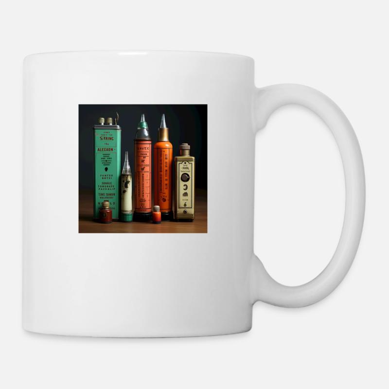 Vintage Cartridges - Tasse - Weiß