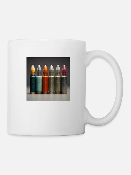Farb-Patronen - Tasse - Weiß