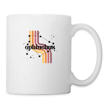 Ophiuchus retro horoscope - Mug - white - Right
