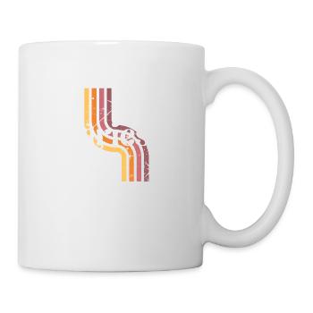 Widder Retro-Horoskop - Tasse - Weiß - Rechts