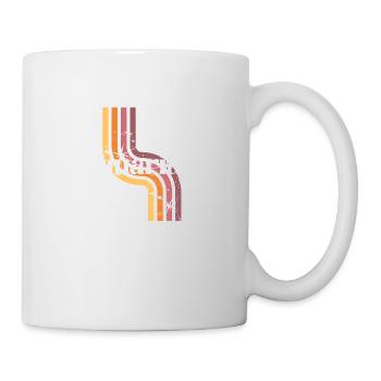 Aquarius retro horoscope - Mug - white - Right