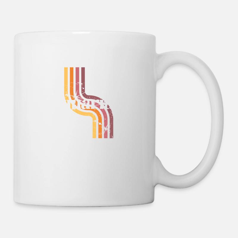 Wassermann Retro-Horoskop - Tasse - Weiß