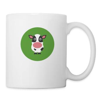 Kuh - Tasse - Weiß - Rechts