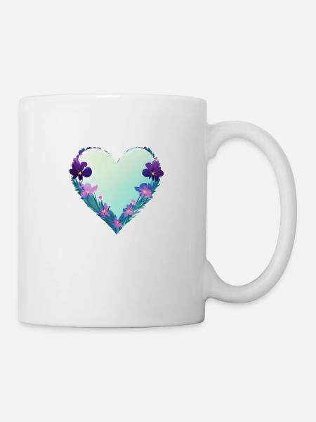Blume Geschenk Blumen Garten Hobbygärtner Gärtner - Tasse - Weiß