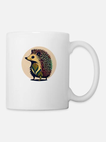Igel - Tasse - Weiß