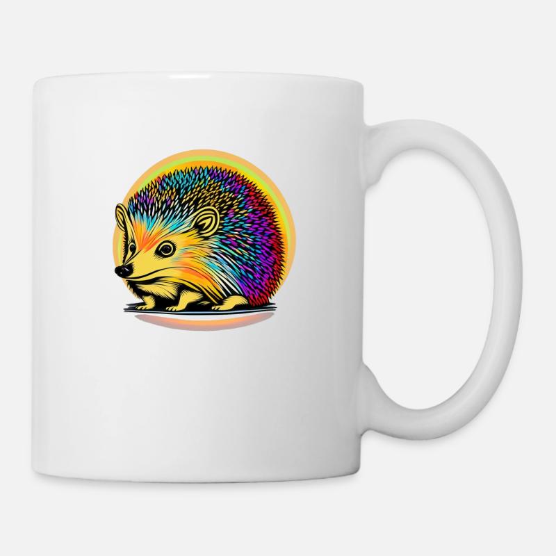 Igel - Tasse - Weiß
