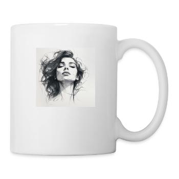 Woman One Line - Mug - white - Right