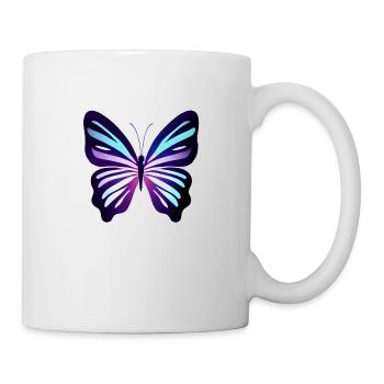 Papillon Papillon Insecte animal - Mug blanc - blanc - Droite