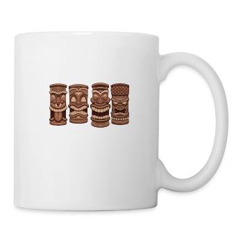 Tiki Totems - Mug blanc - blanc - Droite