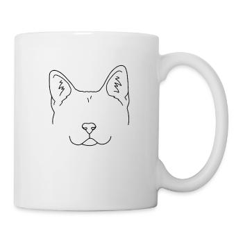 Hund - Tasse - Weiß - Rechts