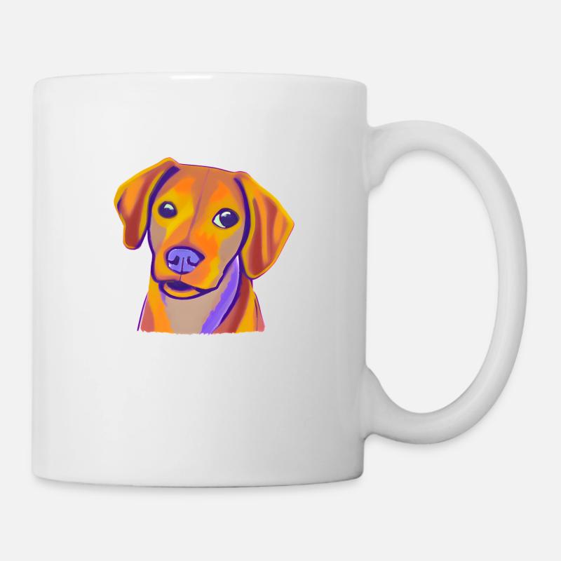Puppies cute - Mug - white