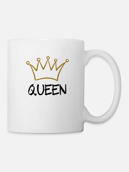Queen 1 - Tasse - Weiß