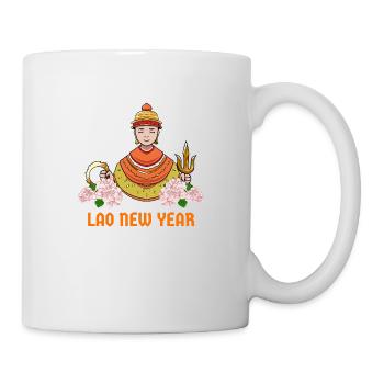 Laos Laote Laoten Neujahr I Geschenk - Tasse - Weiß - Rechts