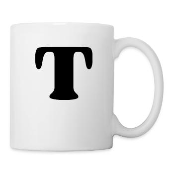 letter t - Mug - white - Right