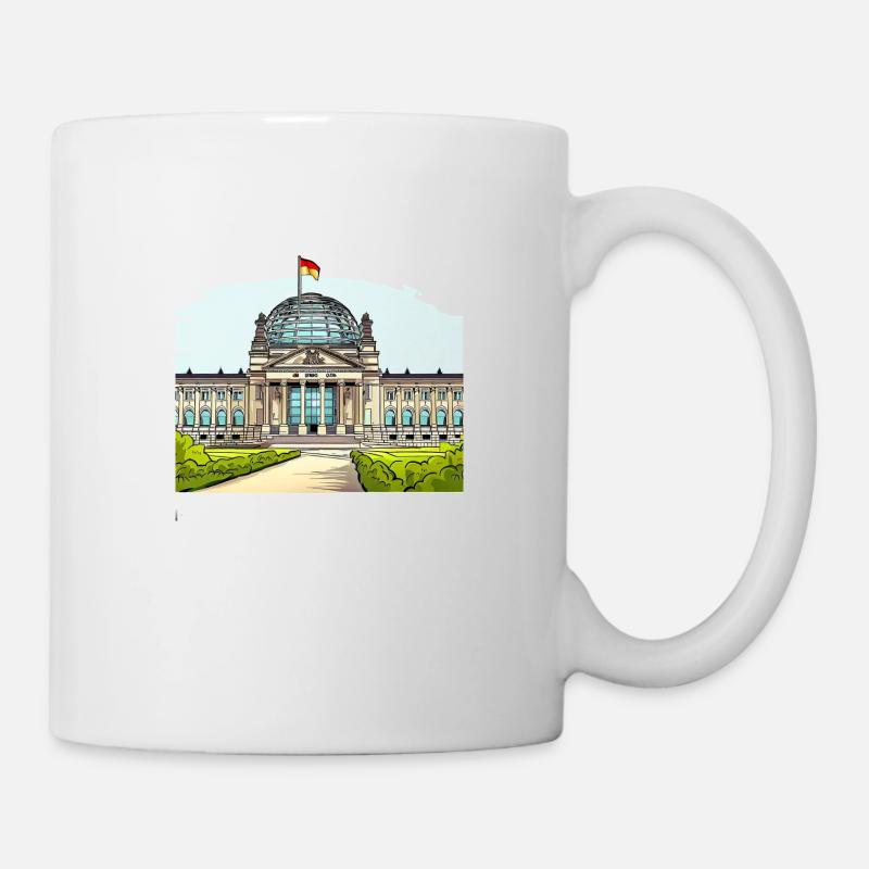 Berlin Bundestag - Mug - white