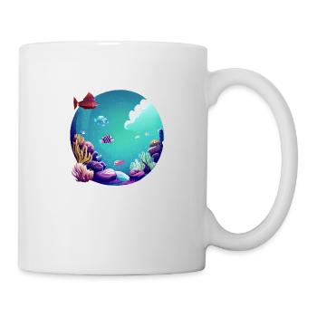 Aquarium Fische Fischzüchter Fische Prachtguppy - Tasse - Weiß - Rechts