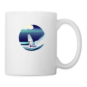 Planche à voile Kitesurfers Windsurfers Kitesurf - Mug blanc - blanc - Droite