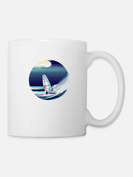 Windsurfing Kitesurfer Windsurfer Kitesurfing - Tasse - Weiß