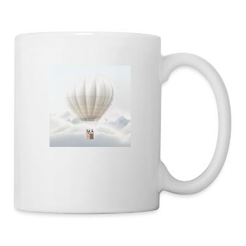 der weiße Ballon - Tasse - Weiß - Rechts