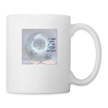 I Love You To The Moon And Back Gifts - Mug - white - Right