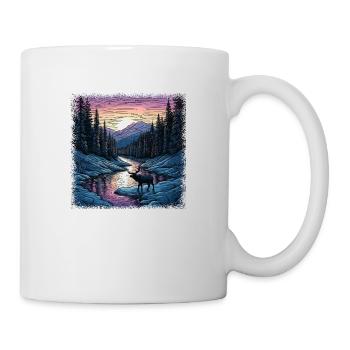 birthday jokes cute animals present color - Tasse - Weiß - Rechts