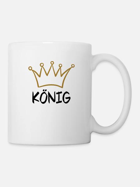KÖNIG 1 - Tasse - Weiß