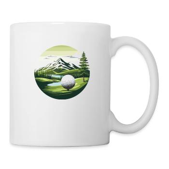 Natural golf - Mug - white - Right