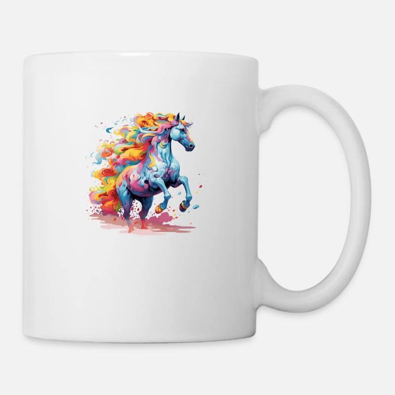 impressive horse - Mug - white