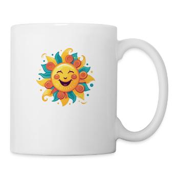 freundlicher Sonnenschein - Tasse - Weiß - Rechts