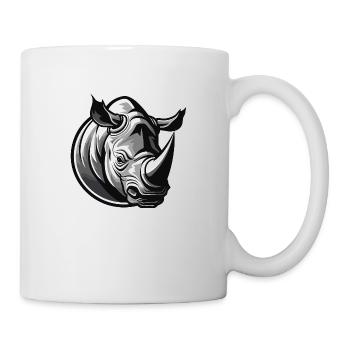 Nashorn - Tasse - Weiß - Rechts